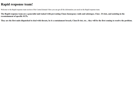 CentralDomain/Rapid_Response_Team screenshot
