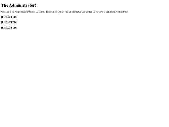 CentralDomain/The_Administrator screenshot