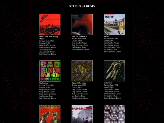 discography.br screenshot