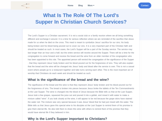 what-is-the-role-of-the-lords-supper-in-christian-church-services screenshot