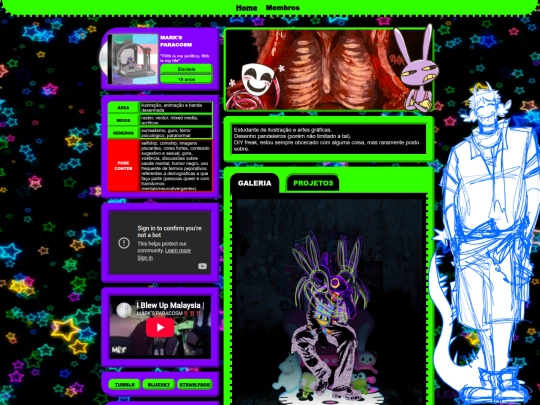 members/profiles/Mark screenshot