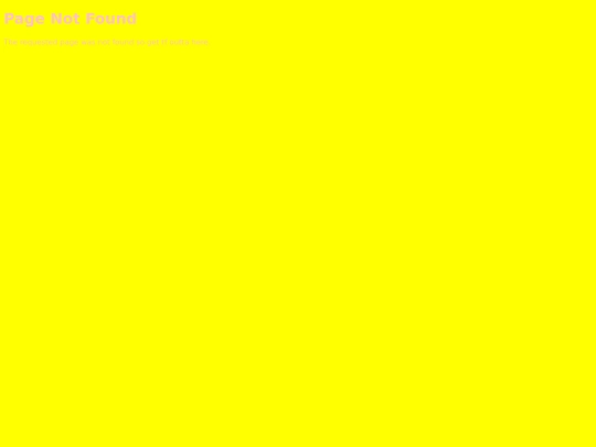 not_found screenshot