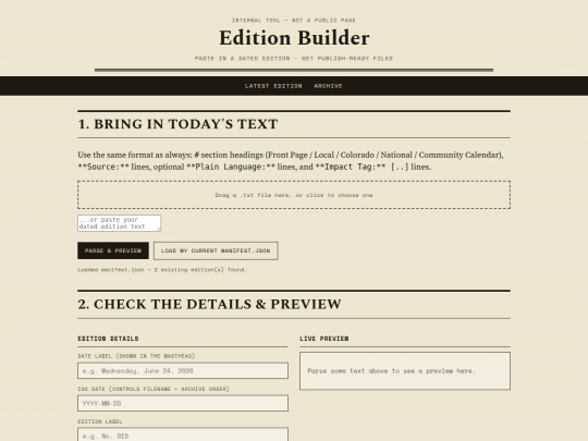 builder screenshot