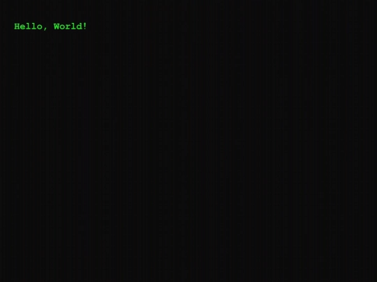 ASCII screenshot