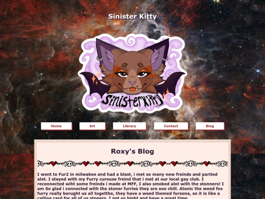 blog screenshot