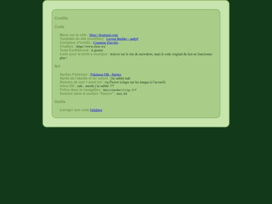 credits screenshot