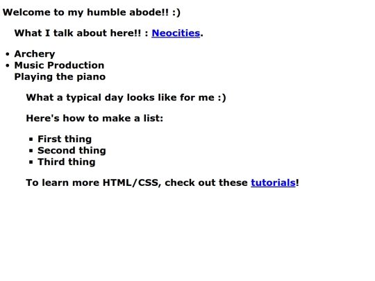 index screenshot