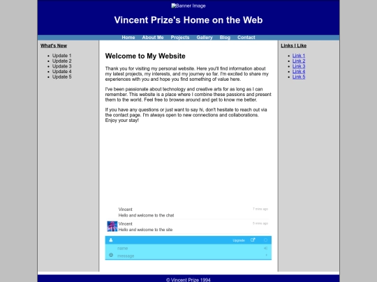 Welcome screenshot