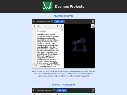 desmos screenshot