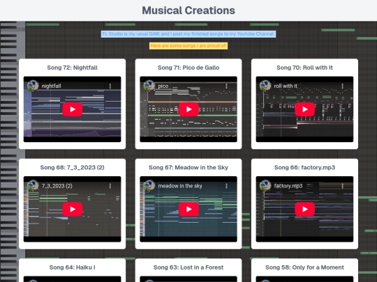 music screenshot