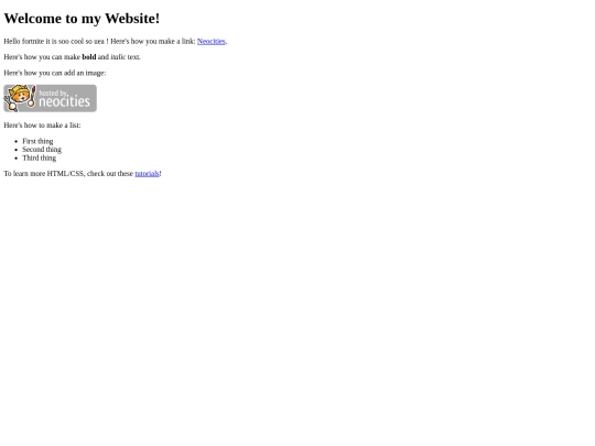 index screenshot