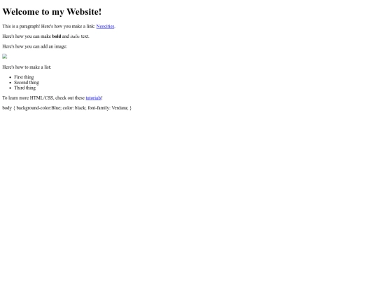 index screenshot