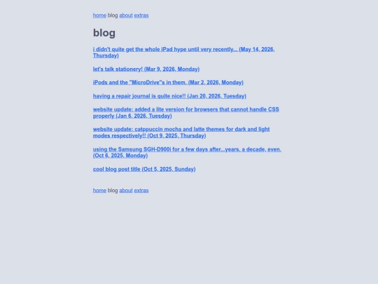blog screenshot