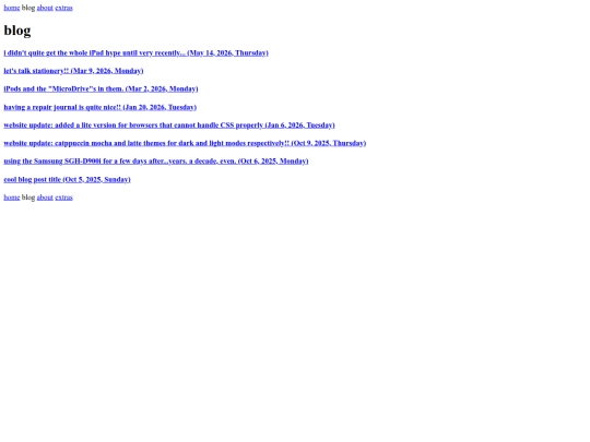 lite/blog screenshot