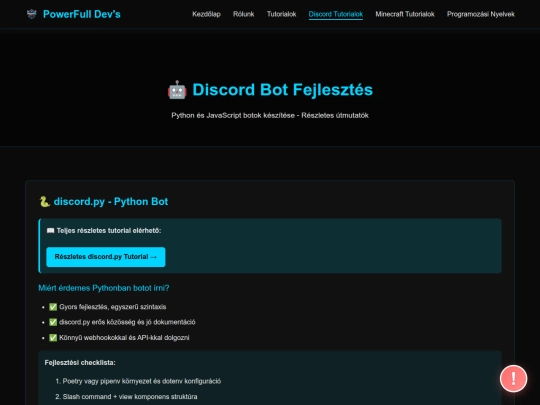 discord-tutorials screenshot