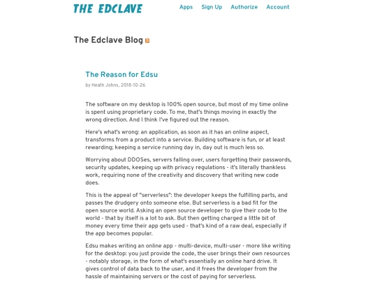 blog screenshot