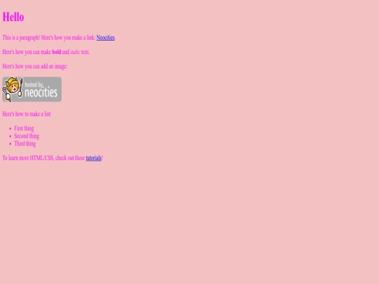 index screenshot