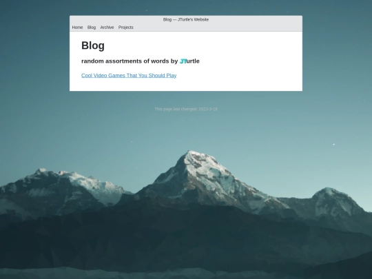 blog screenshot