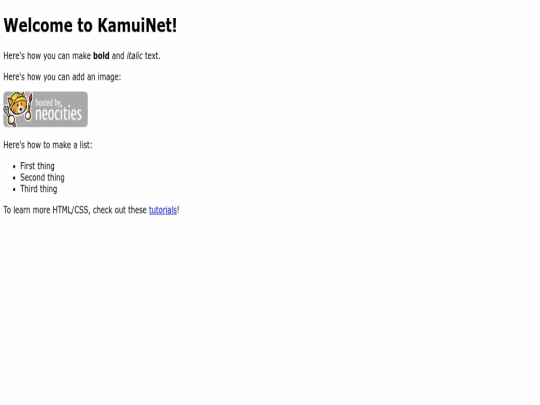 index screenshot