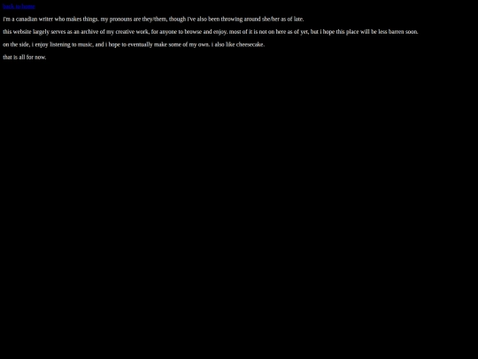 aboutme screenshot
