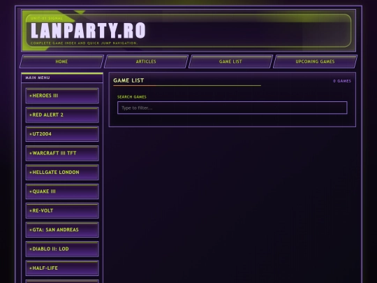 games screenshot