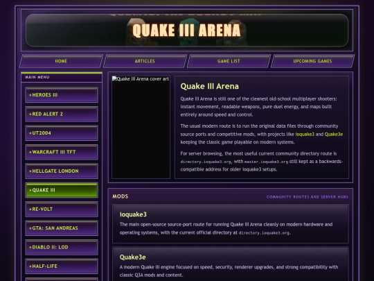 games/quake3 screenshot