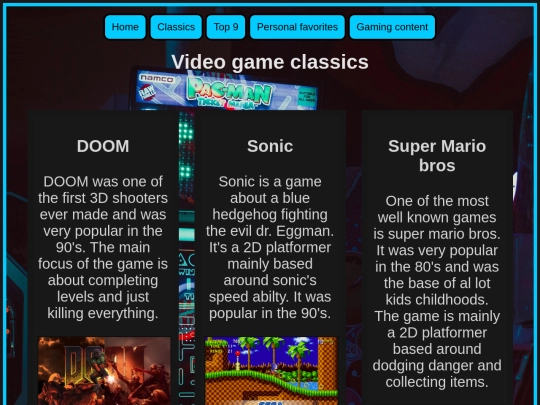 classics screenshot