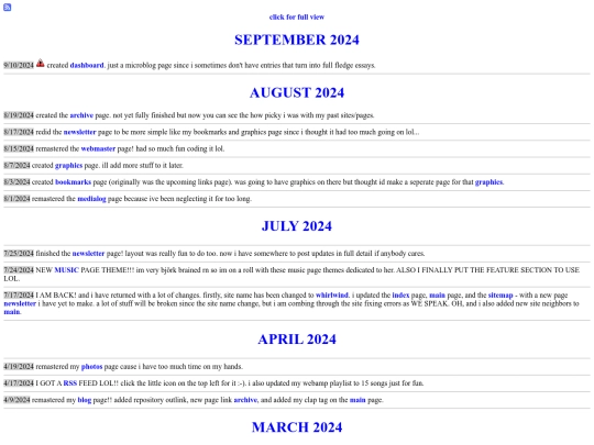 subpages/updates screenshot