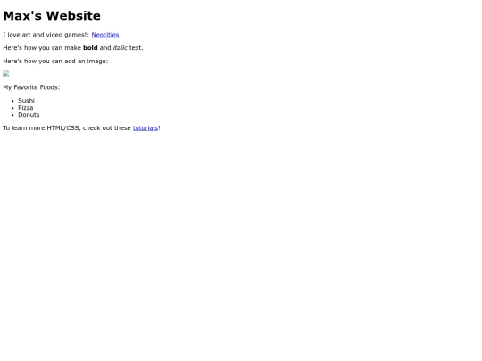 index screenshot