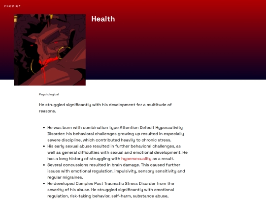 oc directory/Velk/health screenshot