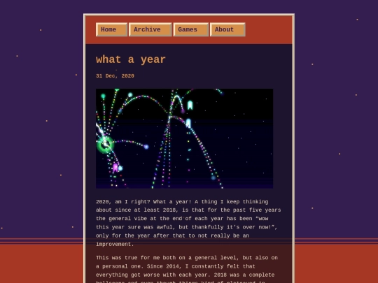 posts/2020-12-31-what-a-year screenshot