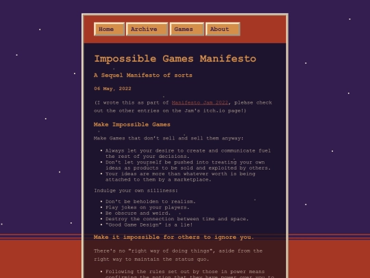 posts/2022-05-06-Impossible-Games-Manifesto screenshot