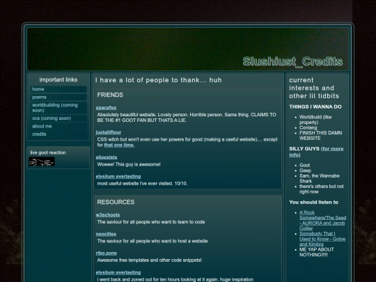 credits screenshot