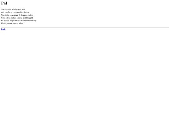 poems/pal screenshot