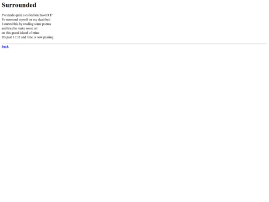 poems/surrounded screenshot
