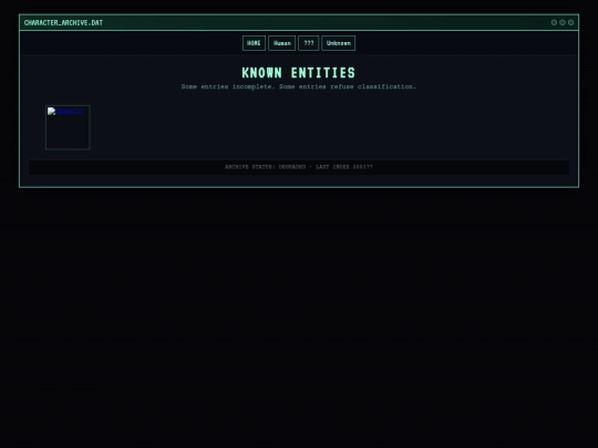 Oasis/Ocharacters screenshot
