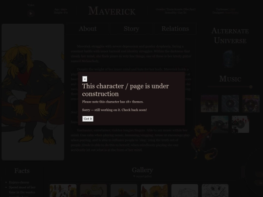 Spil the world/Characters/Mav screenshot