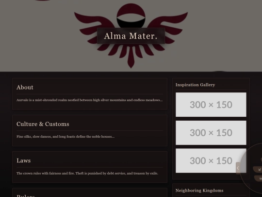 Spil the world/kingdoms/AlmaMater screenshot