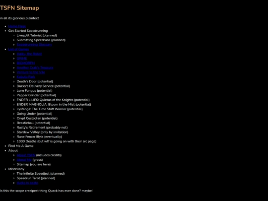 sitemap screenshot