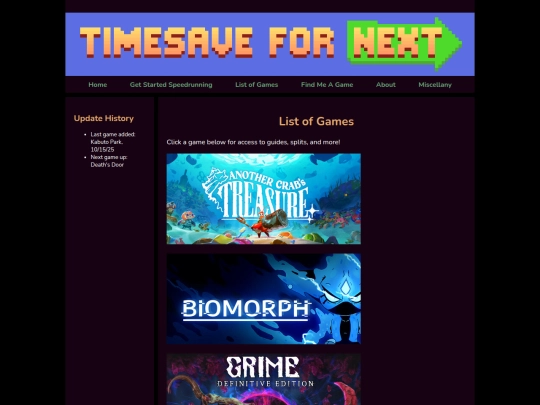 tsfngameslist screenshot