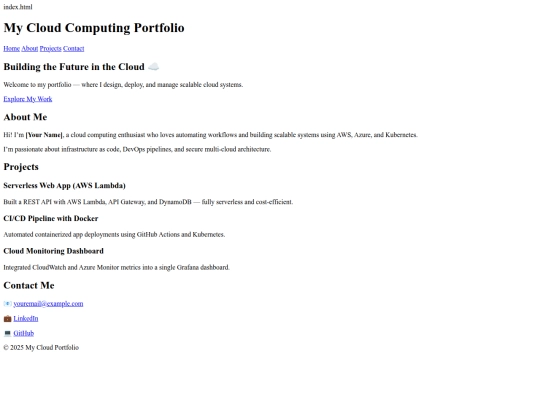website1/indexx screenshot