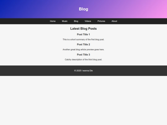 start/blog screenshot