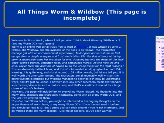 All Things Worm screenshot