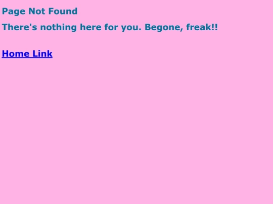 not_found screenshot