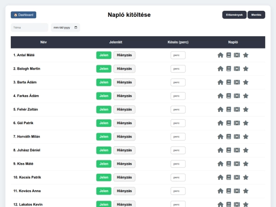 naplo screenshot