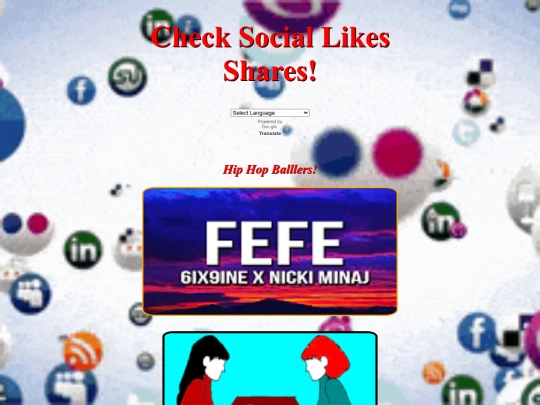 CheckSocialLikesShares screenshot