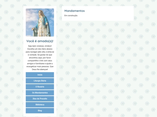 mandamentos screenshot