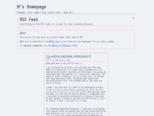 rss screenshot