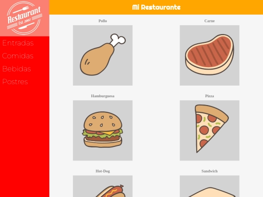 MiRestaurant screenshot