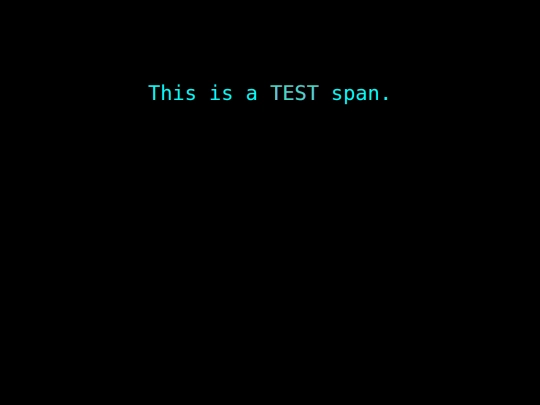 test screenshot